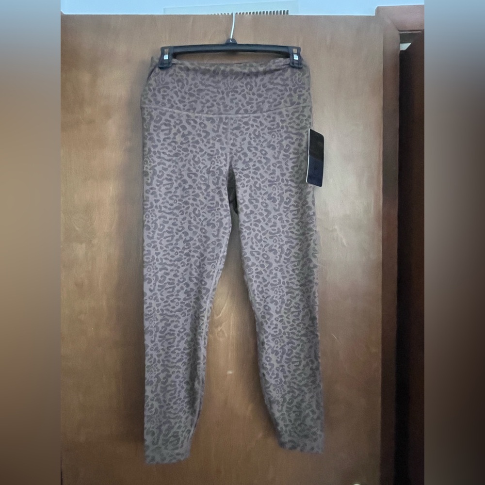 90 Degree By Reflex Leopard Jacquard Leggings